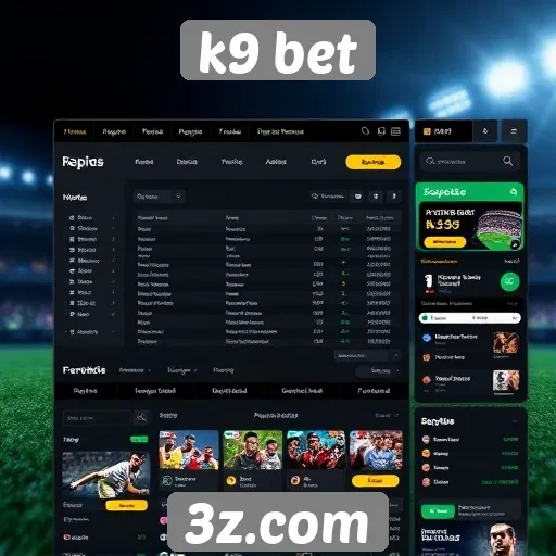 k9 bet | Interface do usuário do site k9 bet em foco